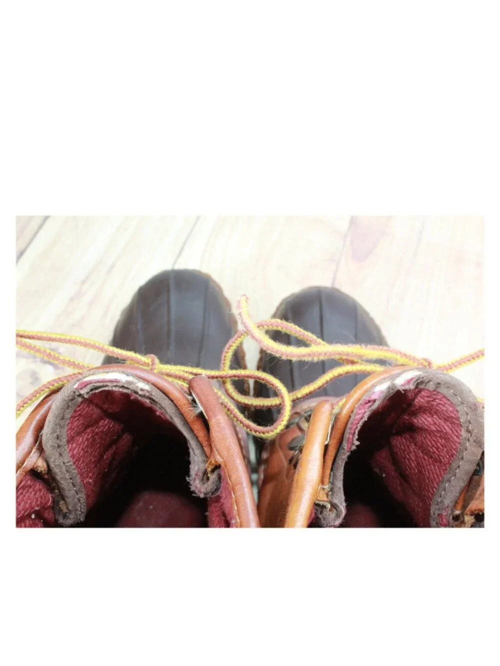 Vintage LL Bean Maine Hunting Shoe Leather Thinsulate GoreTex Duck Boots 11
